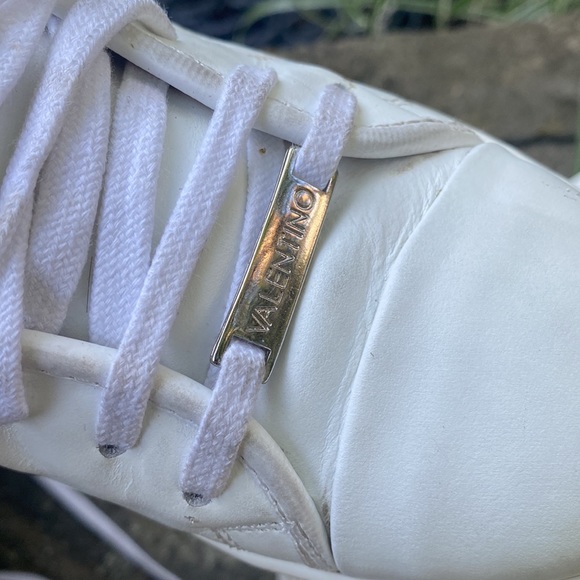 Valentino dalia white leather platform sneakers - Picture 11 of 15